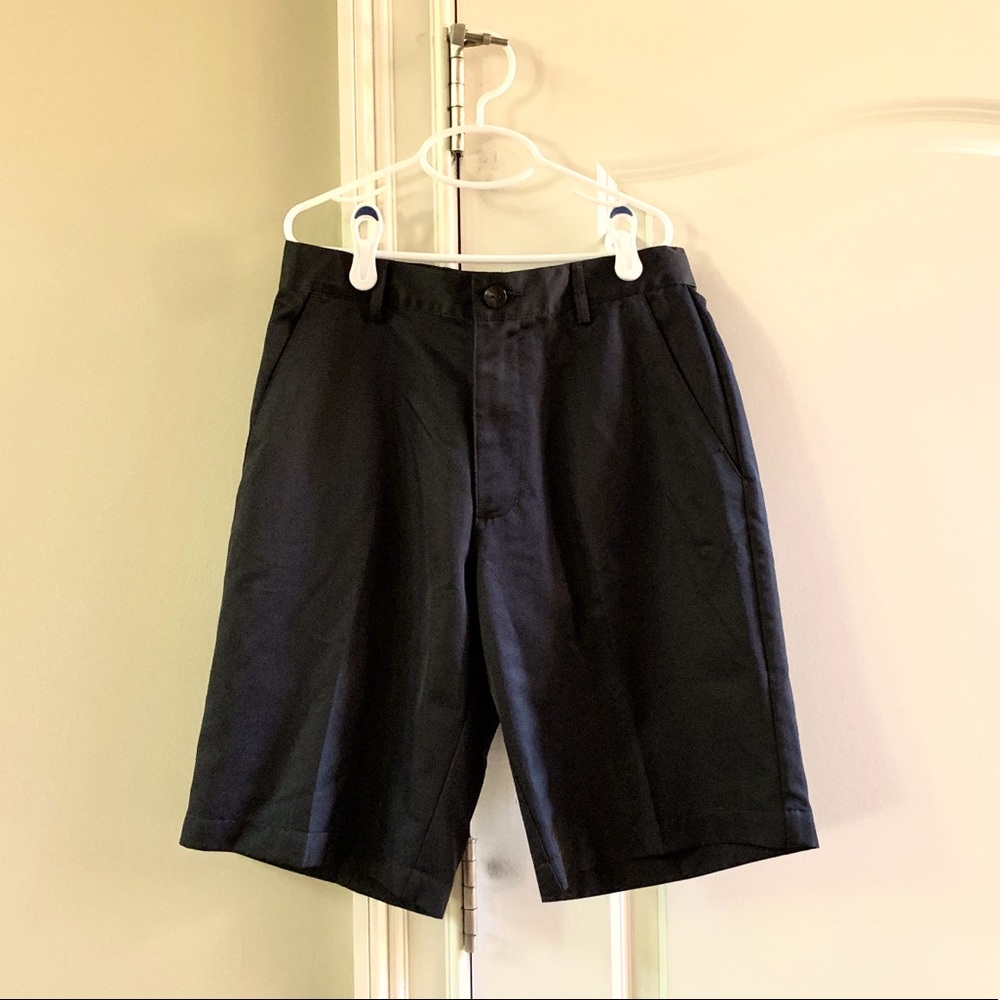 Black Adidas Boys Golf Shorts Large with ClimaLite Technology